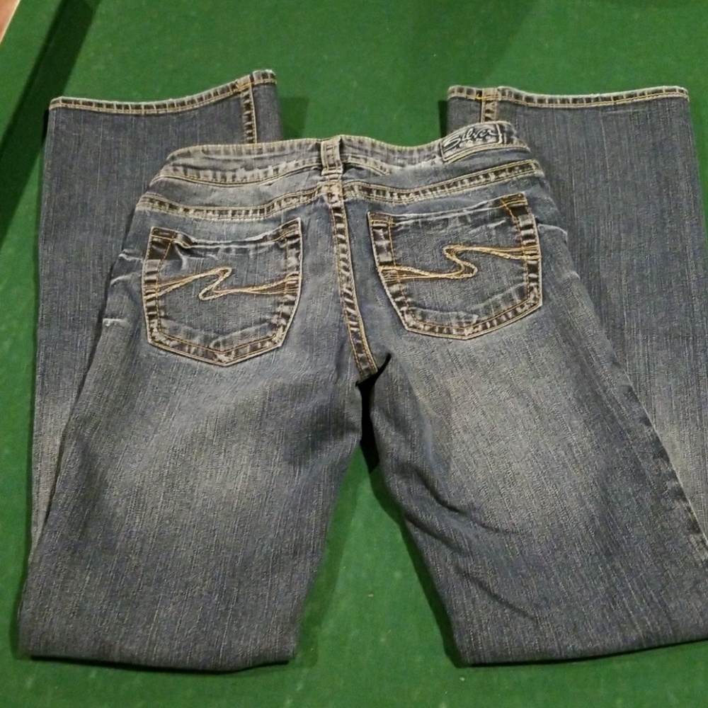 Silver jeans